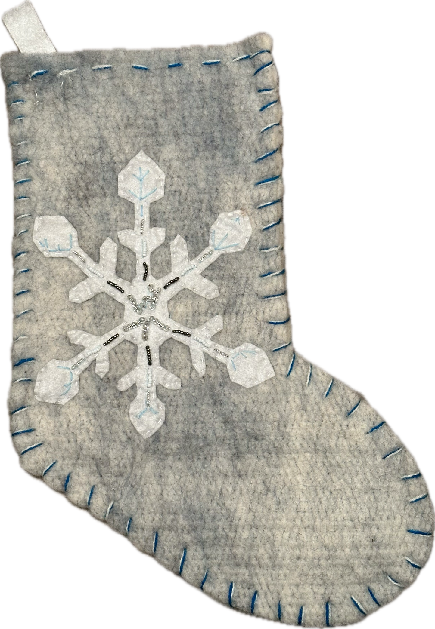 Christmas Stocking-Snowflake