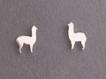 Earrings-Cute Alpaca Silver Jewelry Earrings