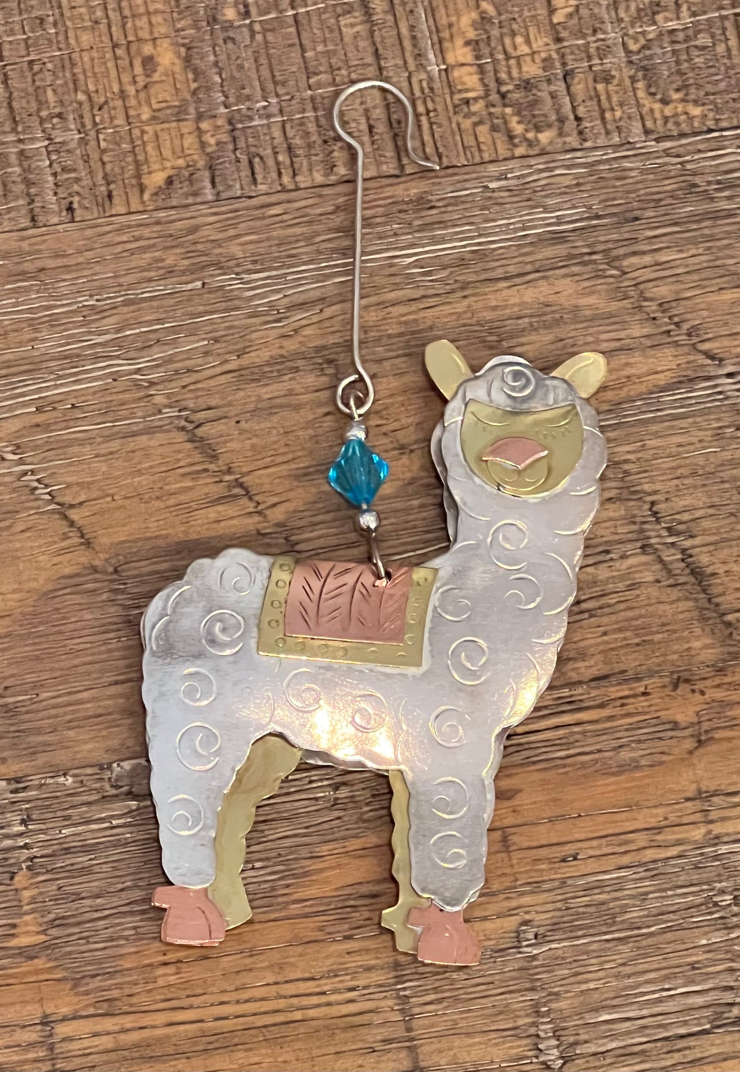 Ornament-Whimsical Alpaca Ornament