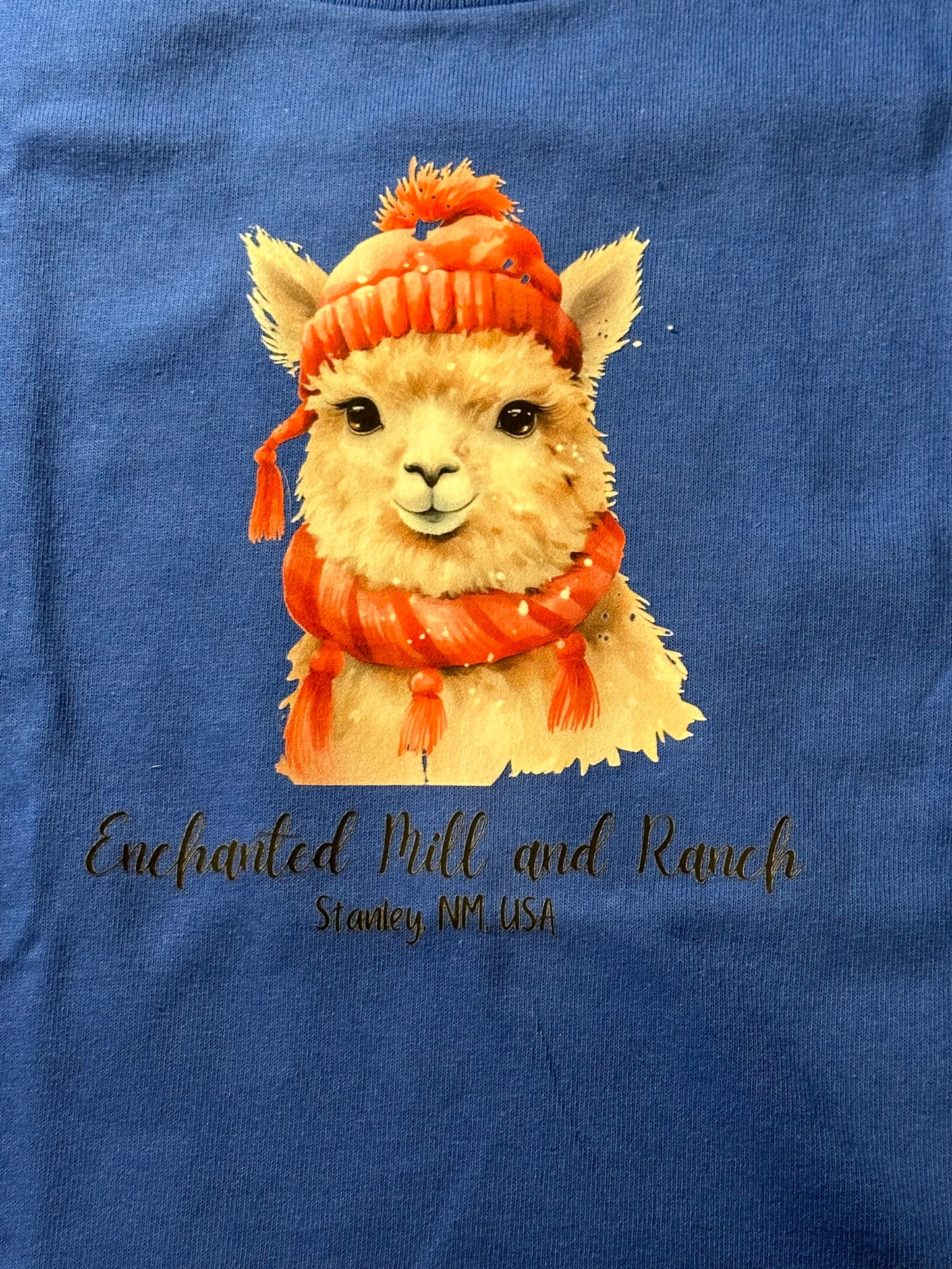Toddler T-Shirt Winter Alpaca Short Sleeve