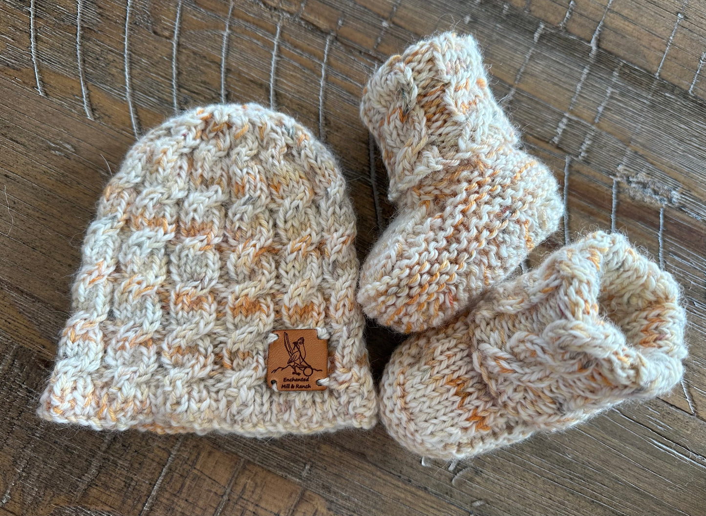 Baby Bootie and Hat Set