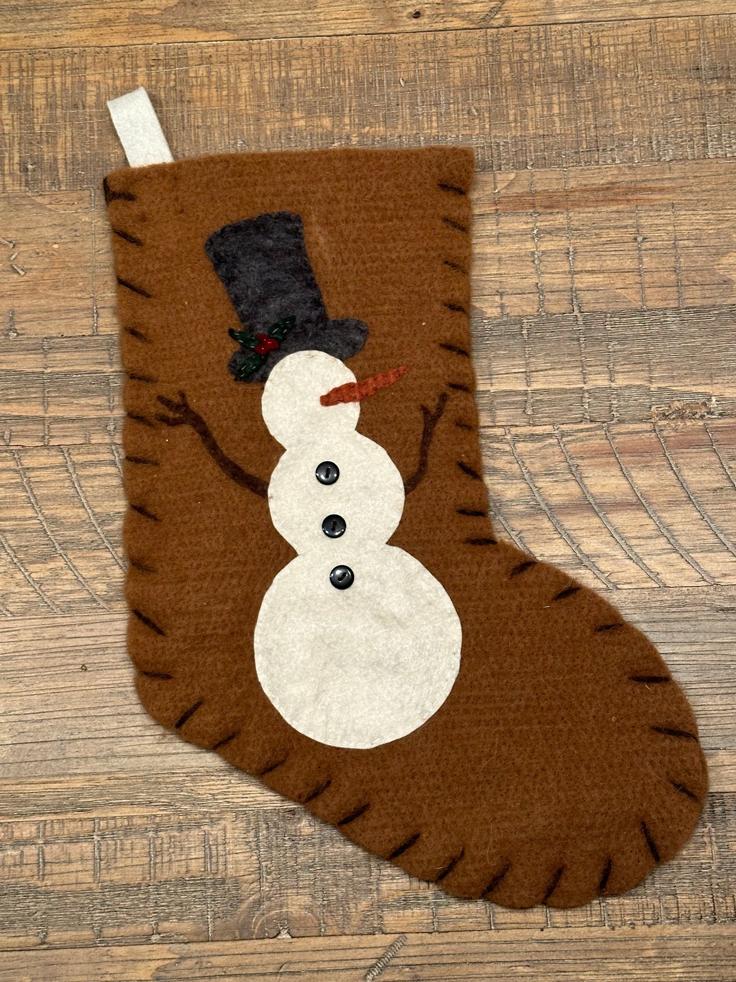 Christmas Stocking-Snowman