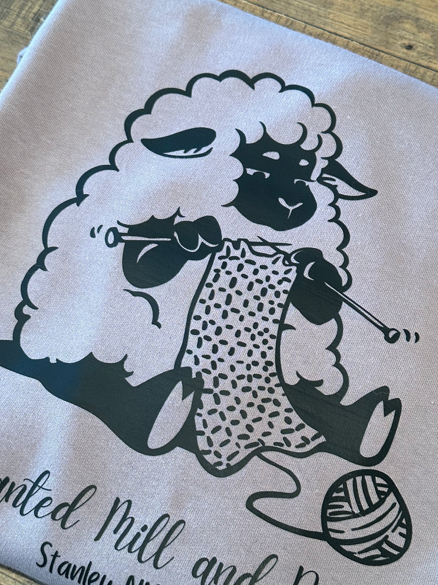 Sweatshirt-Knitting Sheep