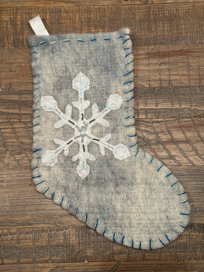 Christmas Stocking-Snowflake