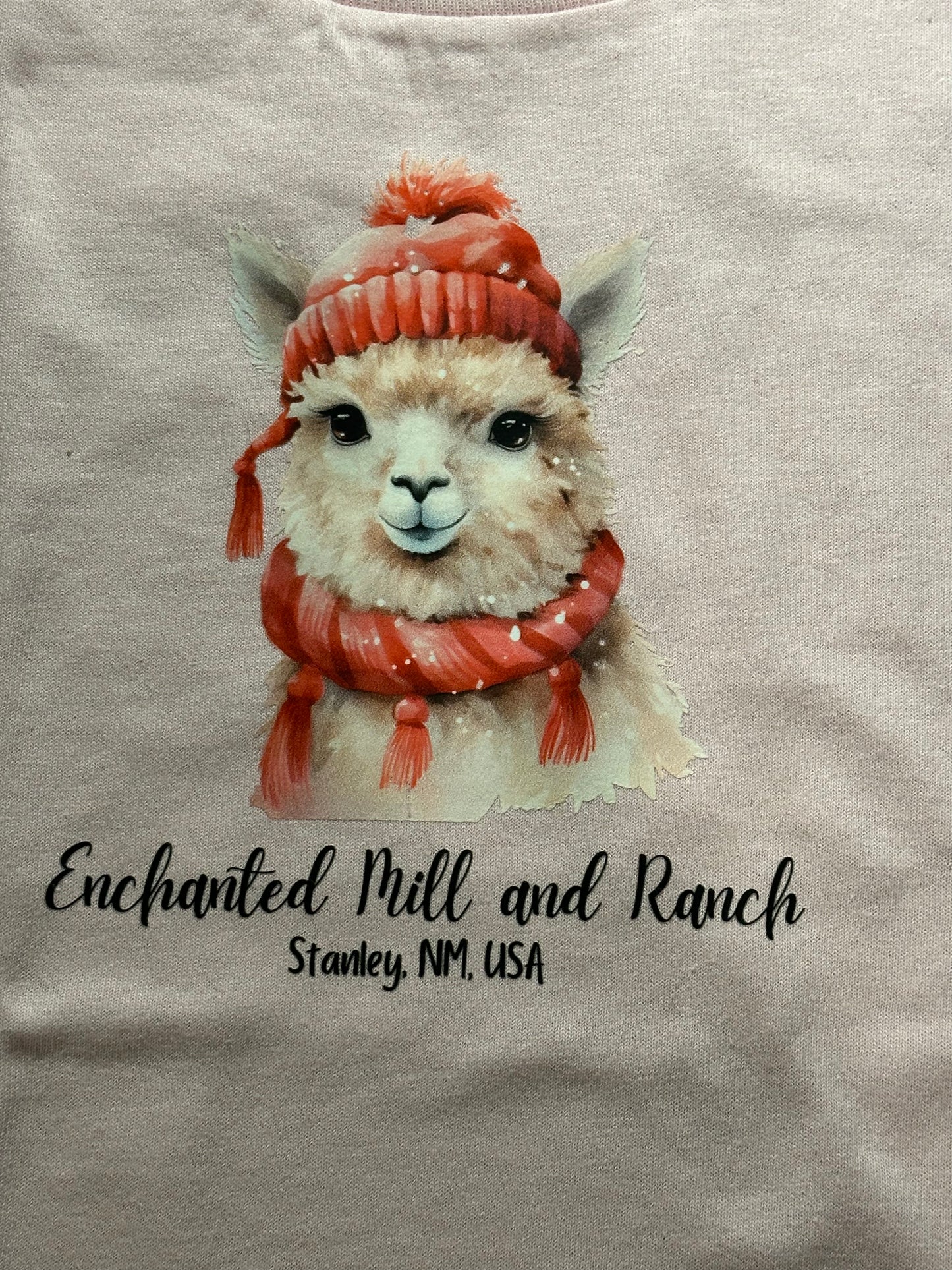 Toddler T-Shirt Winter Alpaca Short Sleeve