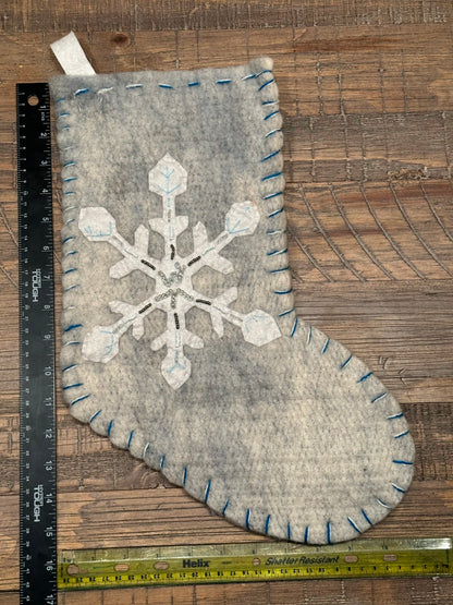 Christmas Stocking-Snowflake