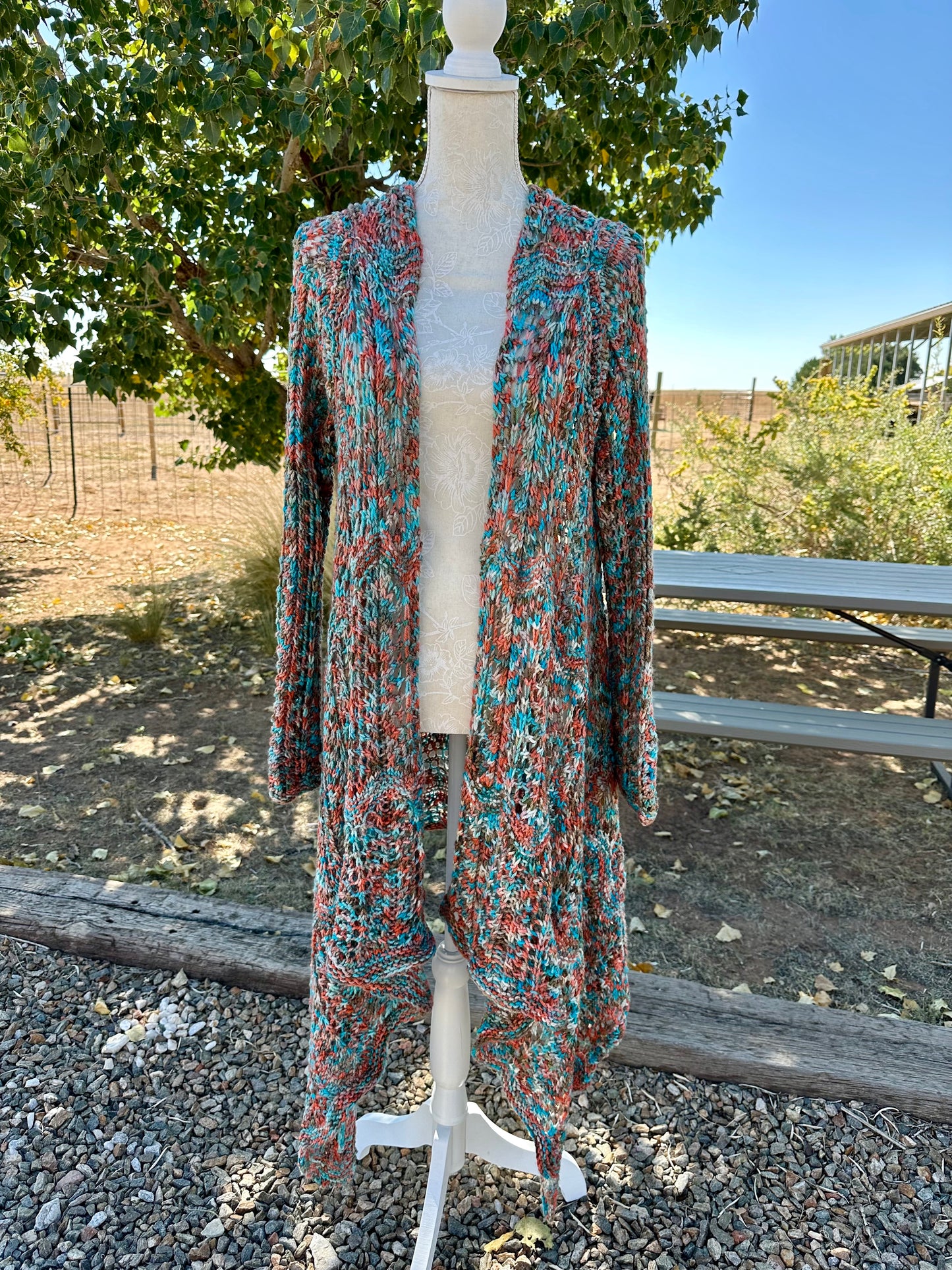 Lace Duster in Southwest