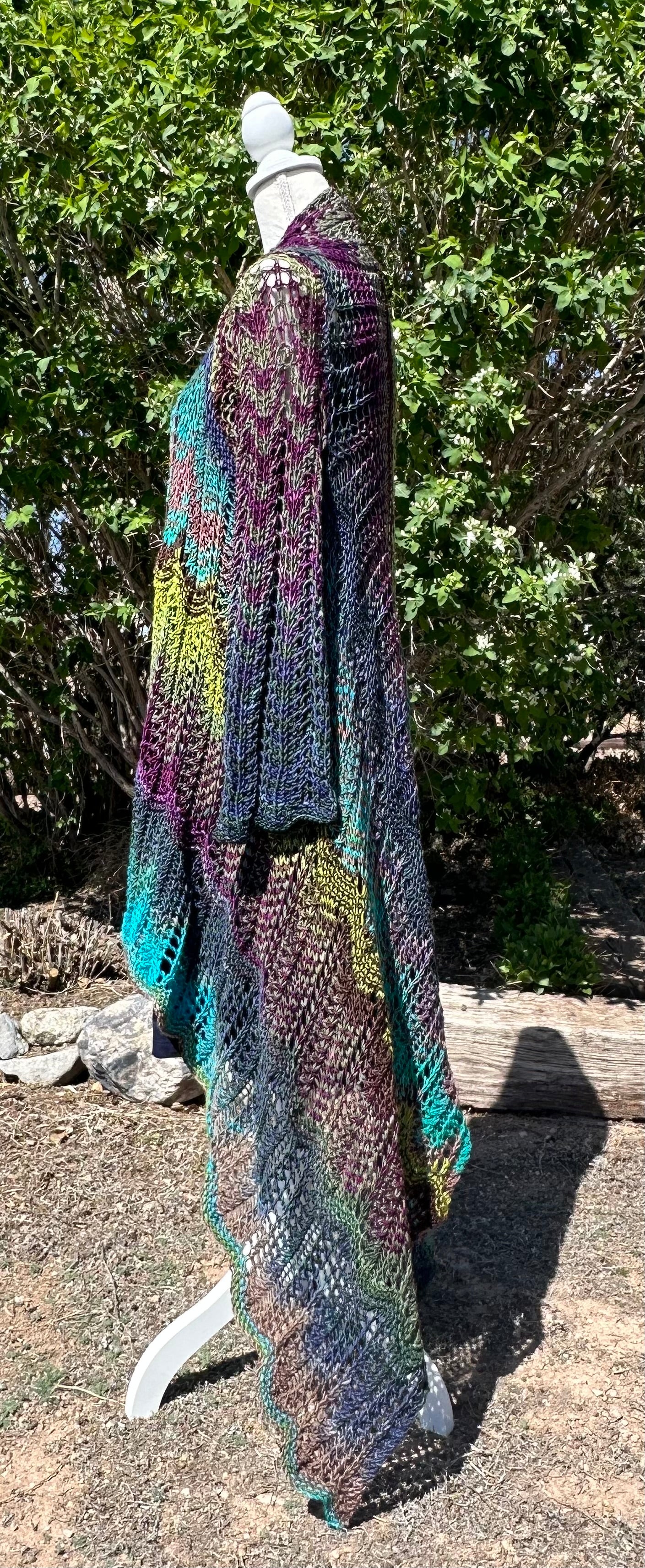 Lace Duster multi colored