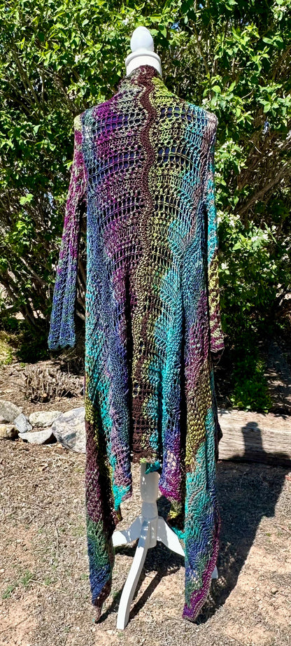 Lace Duster multi colored