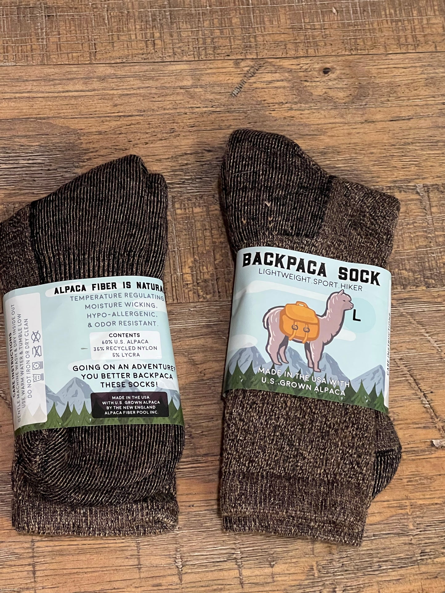Socks-BACKPACA Lightweight Hiker Alpaca Socks