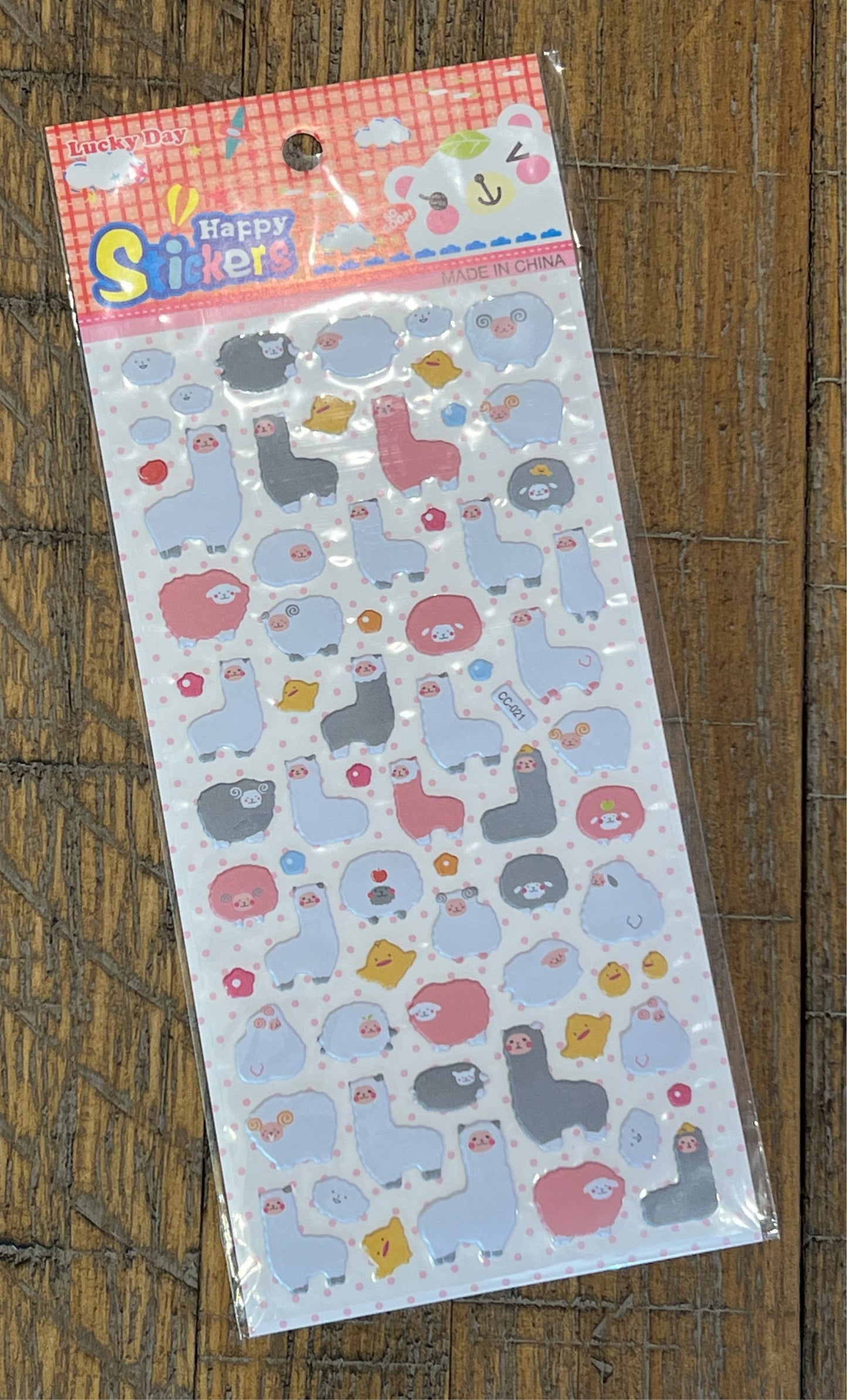 Alpaca and sheep 3D Stickers